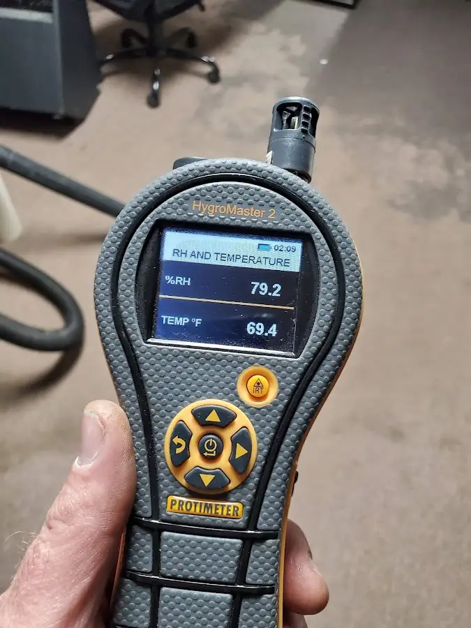 Moisture meter humidity assessment for Mold Remediation & Removal in Ocean